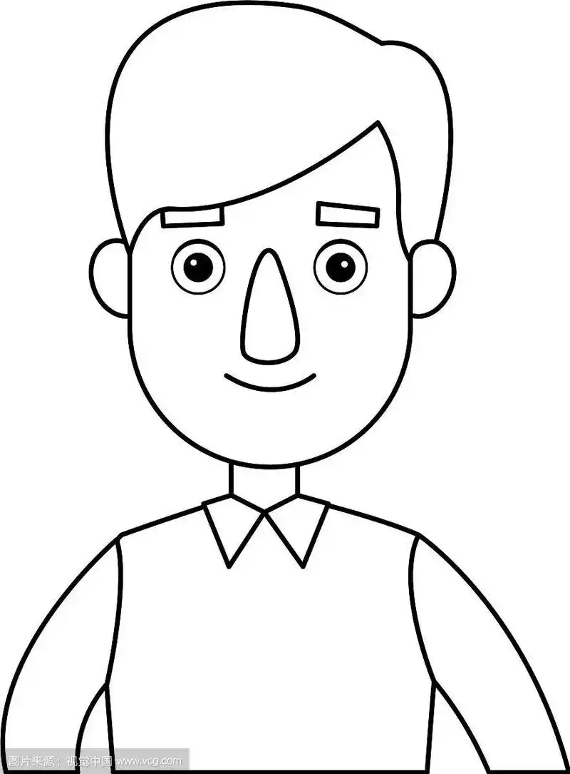 年轻人头像人物肖像人物形象