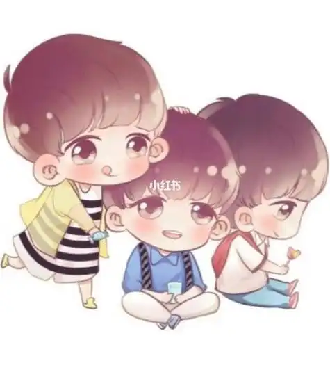 发一个三小只的素材头像