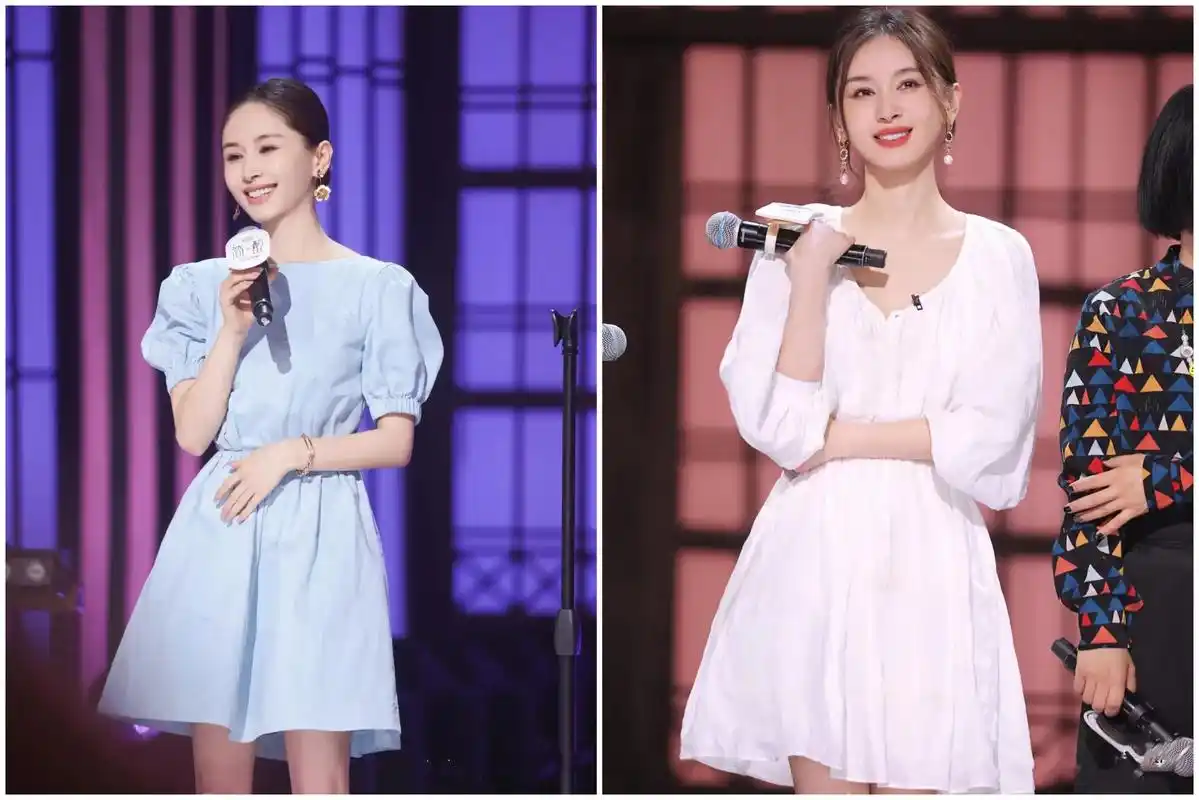 王子文,鞠婧祎内娱女明星,小个子穿搭模板,你更喜欢谁?