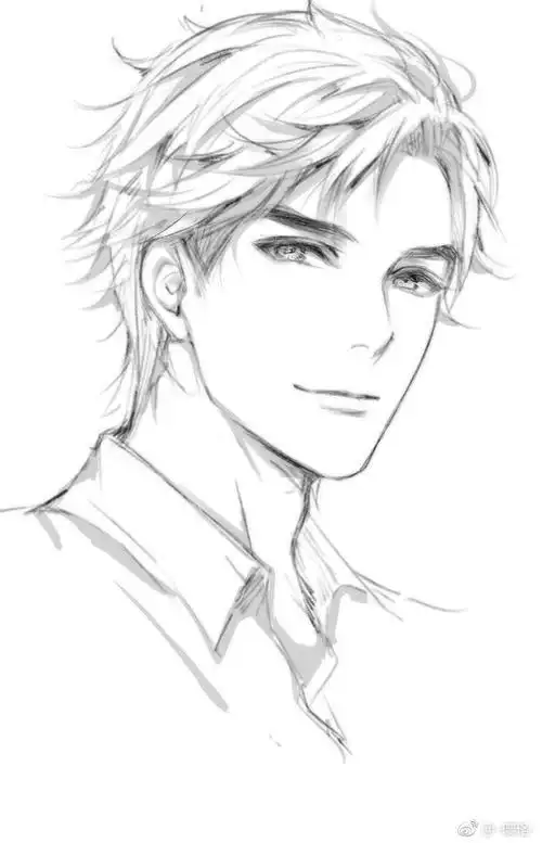 男生怎么画简单又帅气男生怎么画简单又帅气阳光