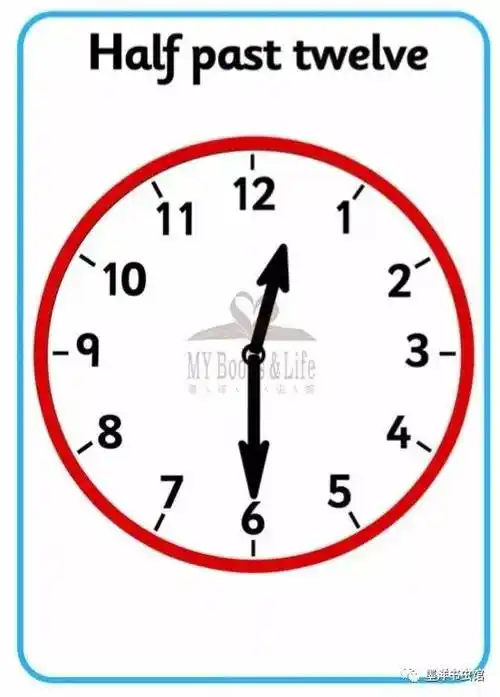 half 一半■past 过了■half past twelve 12点半■one oclock 1点