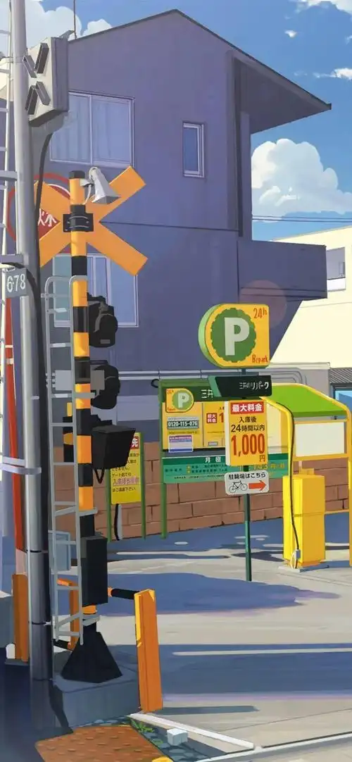 温柔又治愈的日本动画街景,每一张都能做成手机壁纸_宫崎骏