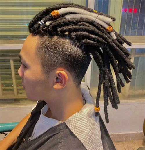 个性黑人烫脏辫 嘻哈街头风发型