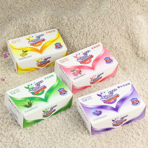 沐浴香皂植物清香型家庭装洗澡洗手清洁皂香味洗脸洁面肥皂125g