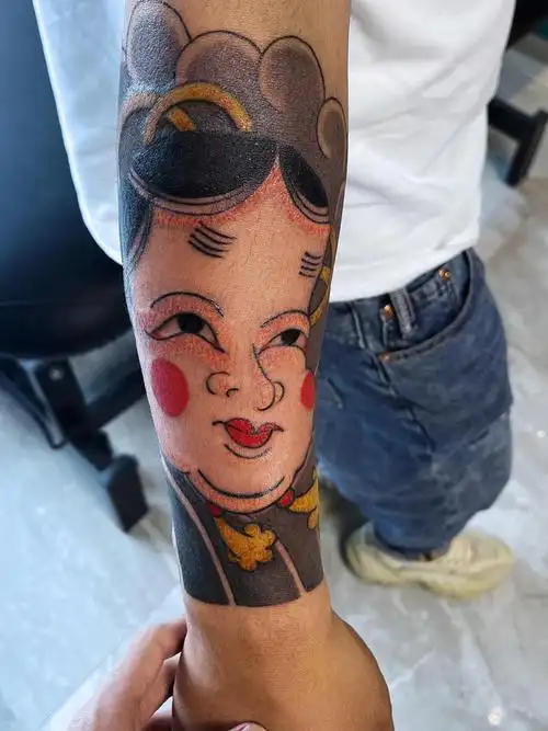 阿多福_纹身图案手稿图片_阿龙的纹身作品集