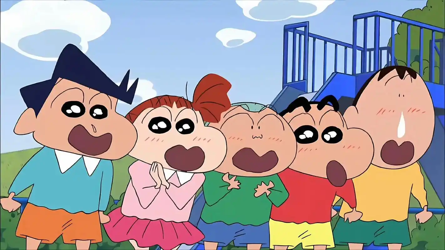 蜡笔小新 #欢迎取图 #电脑壁纸 #锁屏 - 抖音