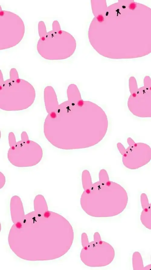 纯色 简洁 插图 风景 植物 摄影 街角 背景 草莓 粉色 兔子 小清新