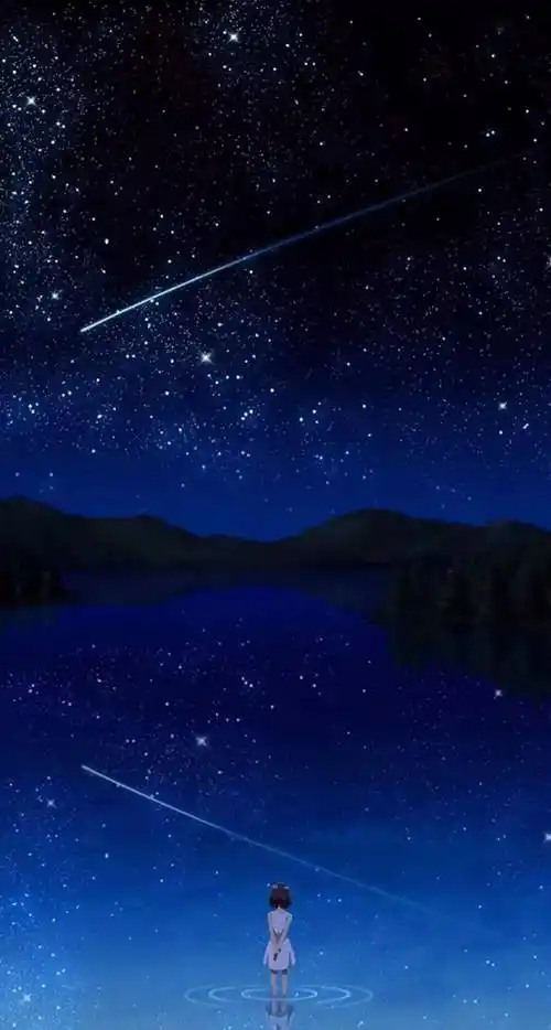 蓝色背景 唯美壁纸 星空梦幻