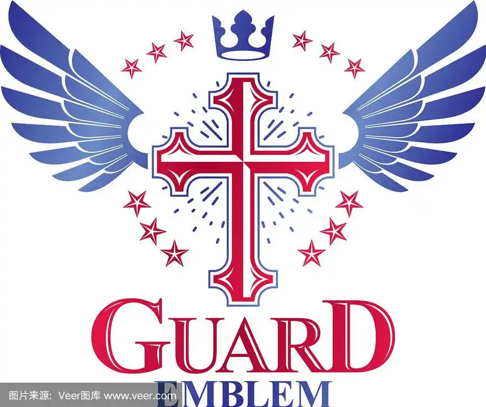 十字宗教图形徽章创建使用
