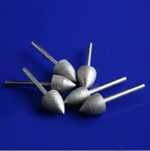 形金刚砂磨头电磨头玉石雕刻原石去皮打磨头细砂磨棒一个 型金刚砂【3