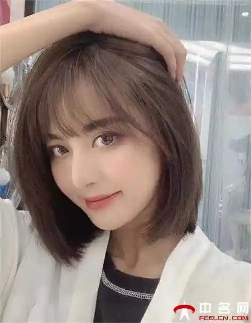 2021好看的中分短发发型绝美短发合集减龄又甜美