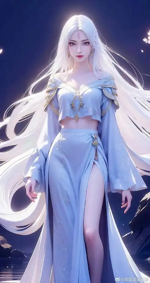 白皙细腻肌肤 妖艳九尾狐小白 国漫女神高清精彩壁纸进粉丝群御姐动漫