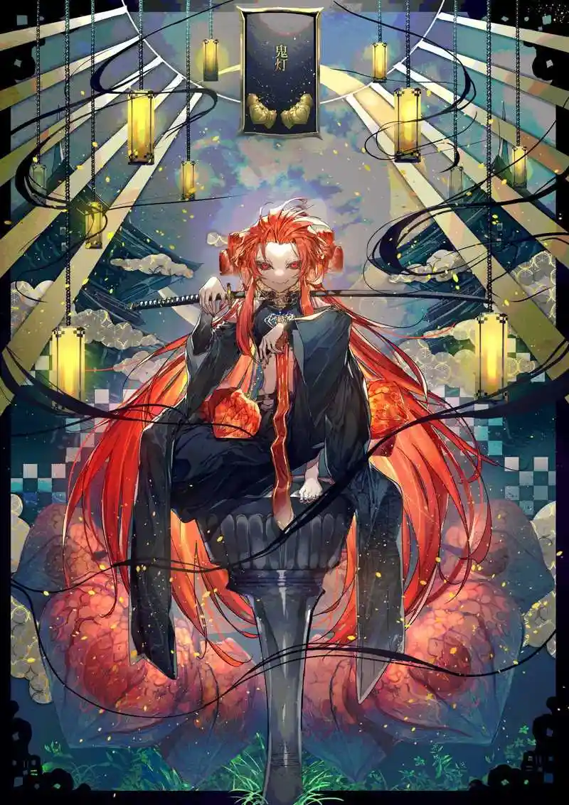 华丽炫酷的画风,略显诡异的氛围,一组暗黑系的病娇少年人物插画