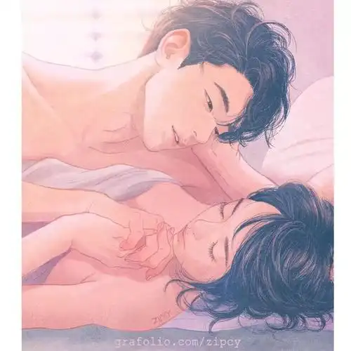 一组污而不俗看完会脸红却想偷偷收藏的情侣插画日常