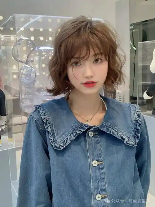 "圆脸短发",也纯欲,秋冬第一剪_发型_造型_刘海