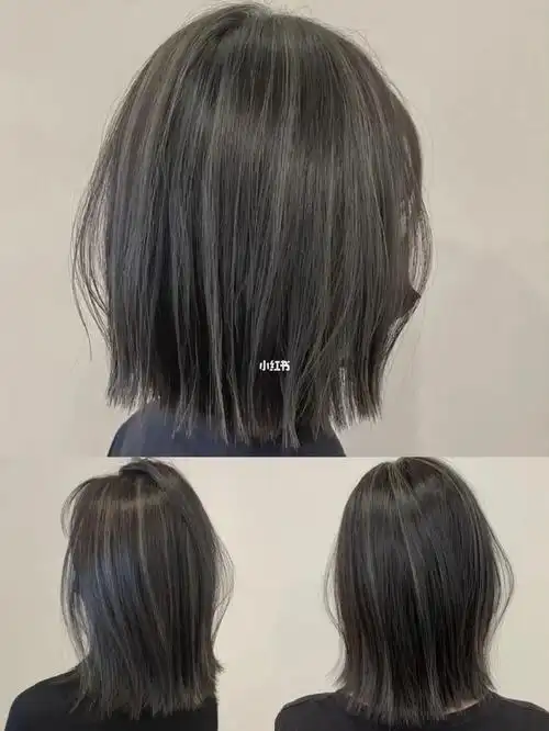 染了一个被闺蜜疯狂追问的新发色短发挑染