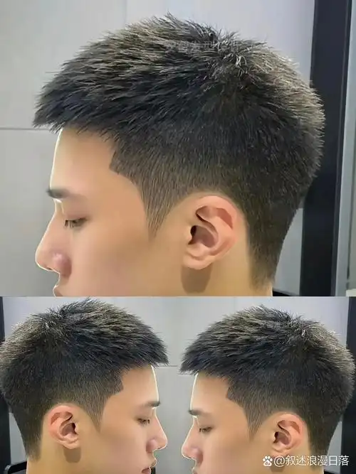 太阳穴凹陷的朋友非常适合 免打理 还原度最高的男生发型栗子头