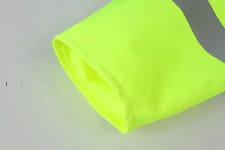 荧光绿反光雨衣定制