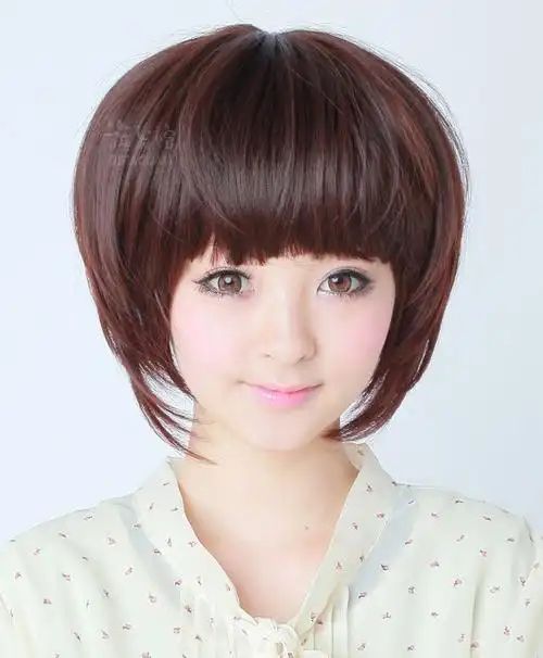 波波头短发发型图片碎发波波头最养眼