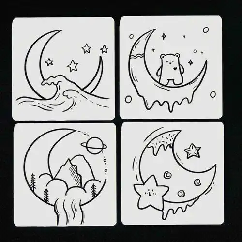 ins风简笔画手绘