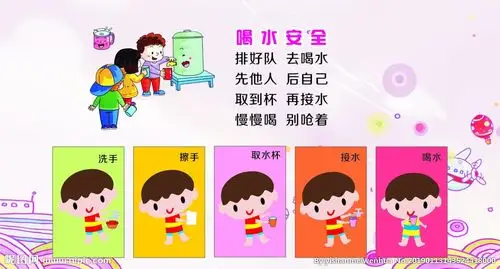 学习儿歌《安全饮水》