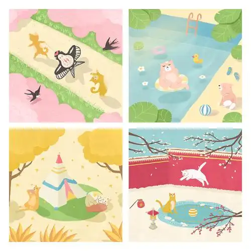 一年四季春夏秋冬