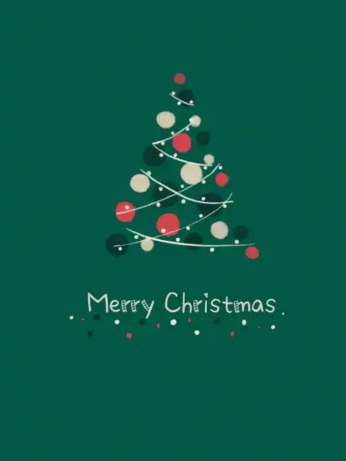 简单又高级莫兰迪三色壁纸圣诞氛围拉满