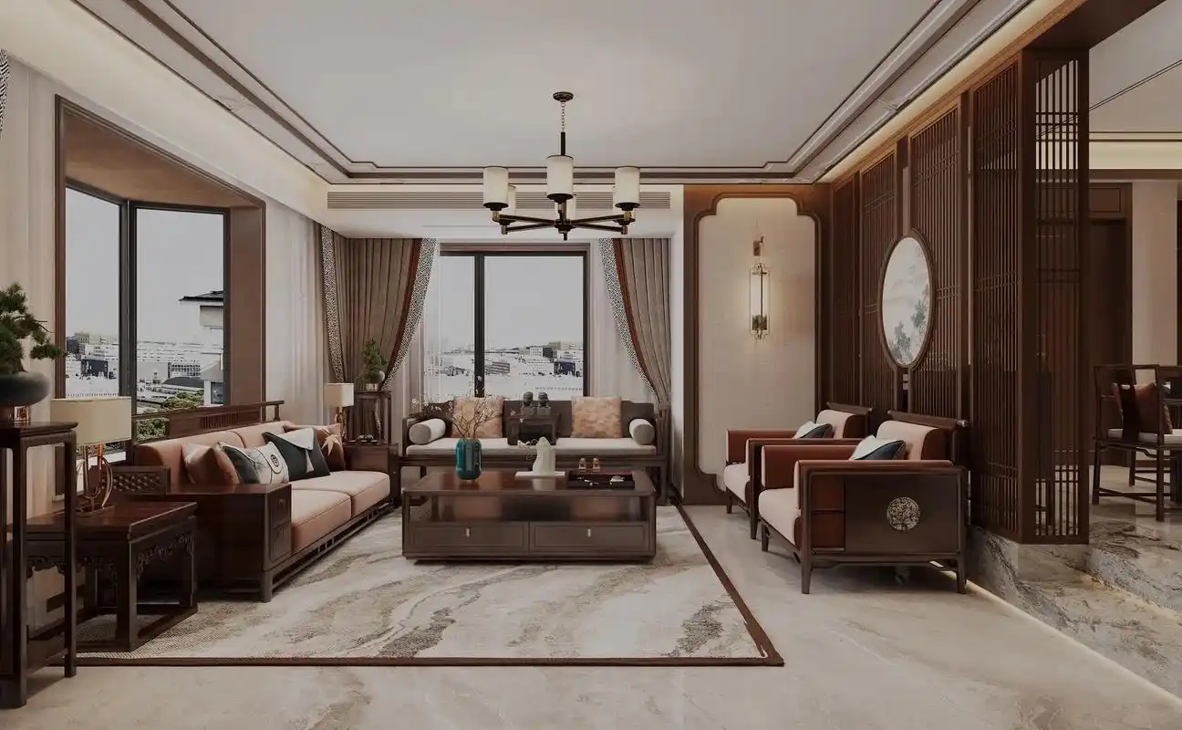 海子花园新中式通过