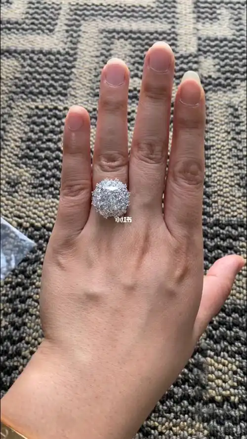 5克拉培育钻石戒指