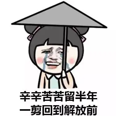 剪头发搞笑表情包