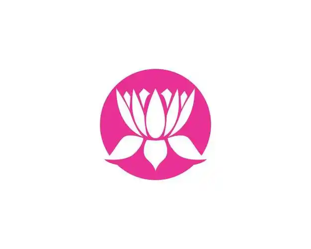 矢量绿圈莲花logo