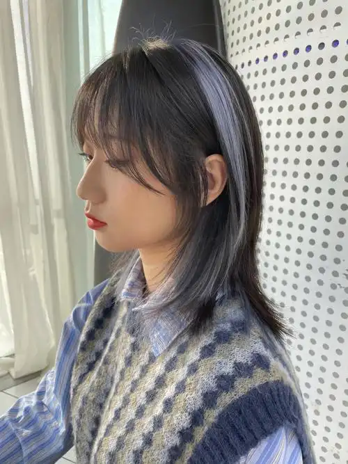 2022最火发带染十锁骨发夏天必染发色