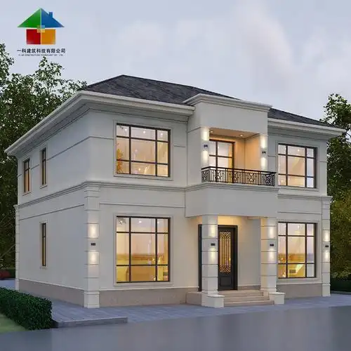 现代二层别墅设计图"