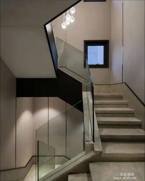 楼梯   别墅装修现代风格设计,上海腾龙别墅设计作品,欢迎品鉴