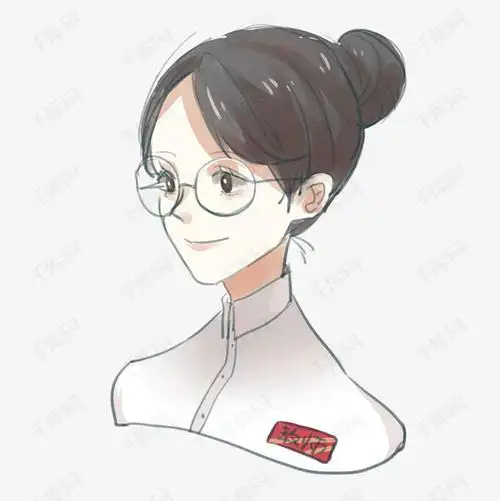 头像卡通女 老师