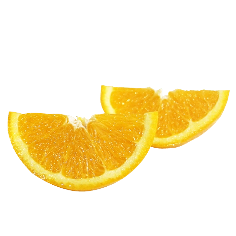 切开的橙子水果实物免抠png素材