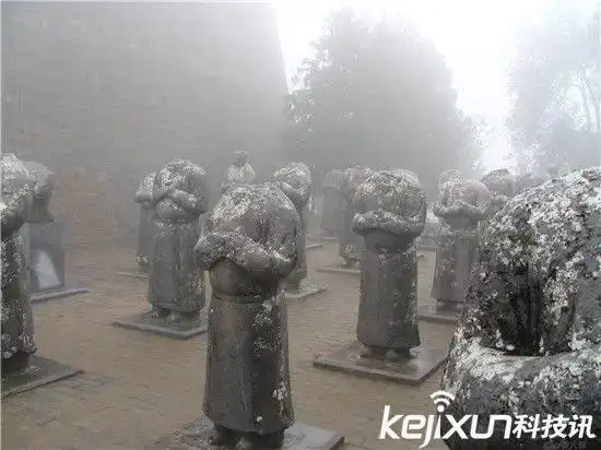 武则天墓葬挖出的遗体