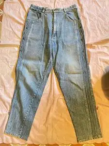 vintage八九十年代的古着牛仔裤,包真包老