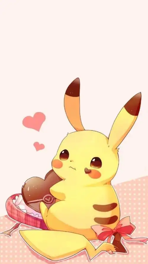 可爱简单萌物卡通78皮卡丘手机壁纸78637871