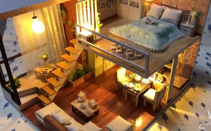 【小栗子】diy小屋静待时光成品展示