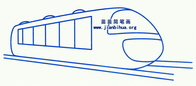 儿童简笔画小火车地铁简笔画图片大全手工简笔画动车 简单好学地铁的