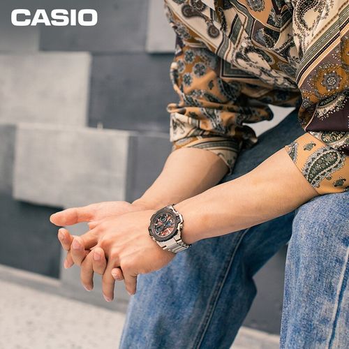 casio卡西欧手表官方旗舰gshock明星同款钢铁之心日韩腕表