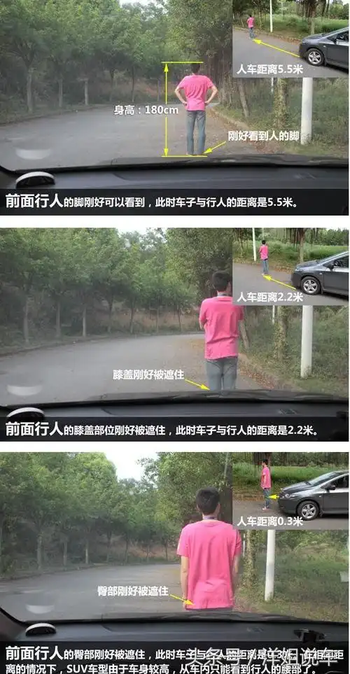 姿势开车掌握不好车距老剐蹭怎么破全方位图解车距判断