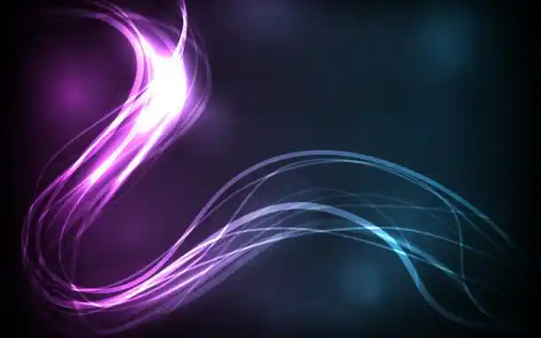 紫蓝色线条光效壁纸