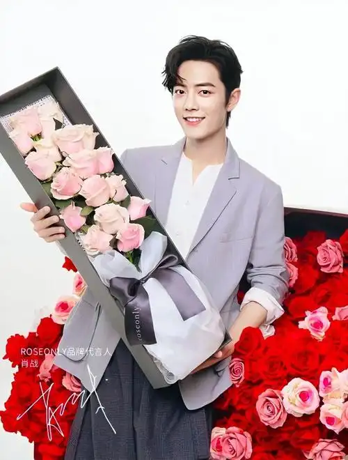 肖战,玫瑰花中的你才是最矜贵的王子