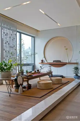 茶室装修效果图怎么打造漂亮的家庭休闲茶室