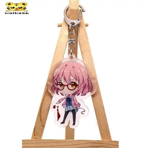 境界的彼方周边挂件栗山未来亚克力钥匙扣书包挂饰境界的彼方1夹层