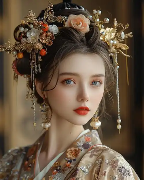 审美积累|ai 绘制的汉服妆造,一场惊艳的视觉盛宴