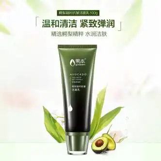 果本(gooben) 洗面奶鳄梨紧致修护洁面乳深层清洁收缩毛孔控油 洗面奶