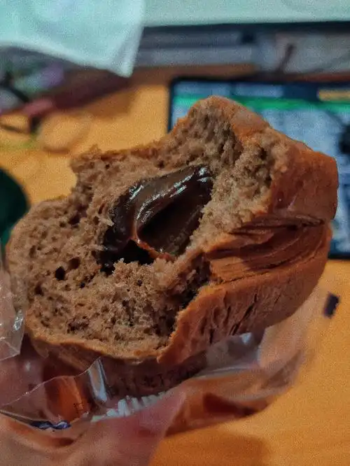 或许有人爱吃巧克力夹心面包